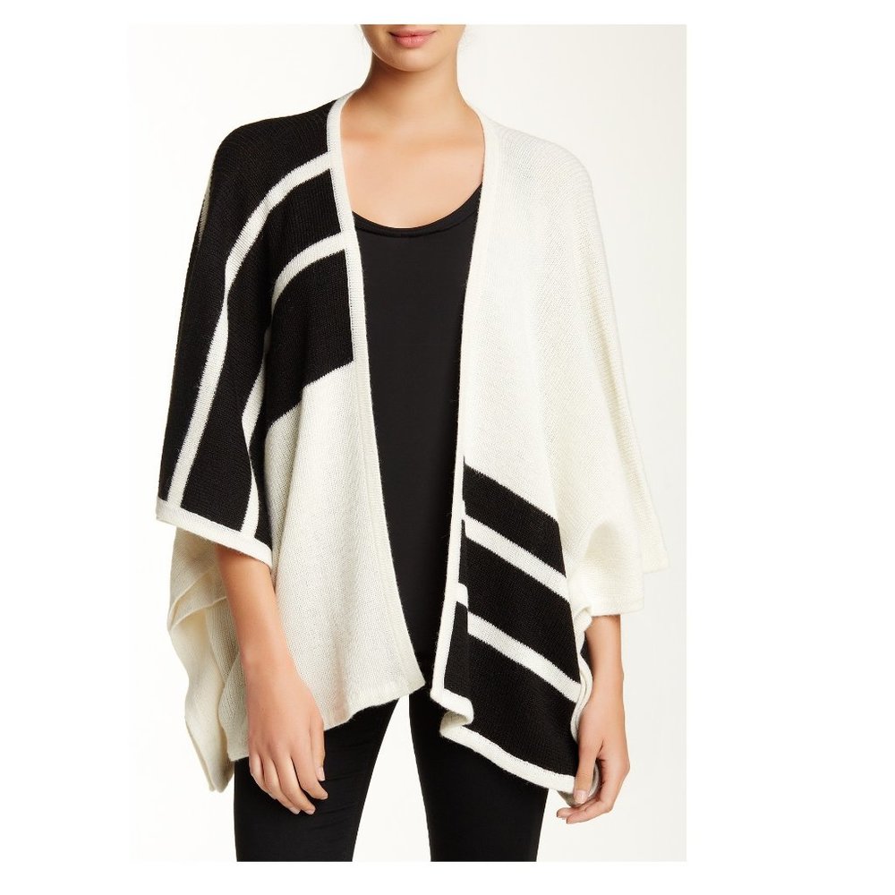 Brochu Walker Alpaca & Wool Blend Cardigan Poncho